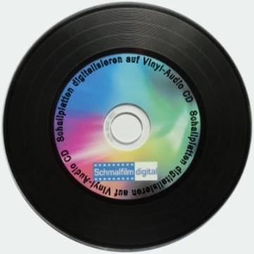 Schallplatten Vinyl-Look