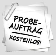 Probeauftrag kostenlos